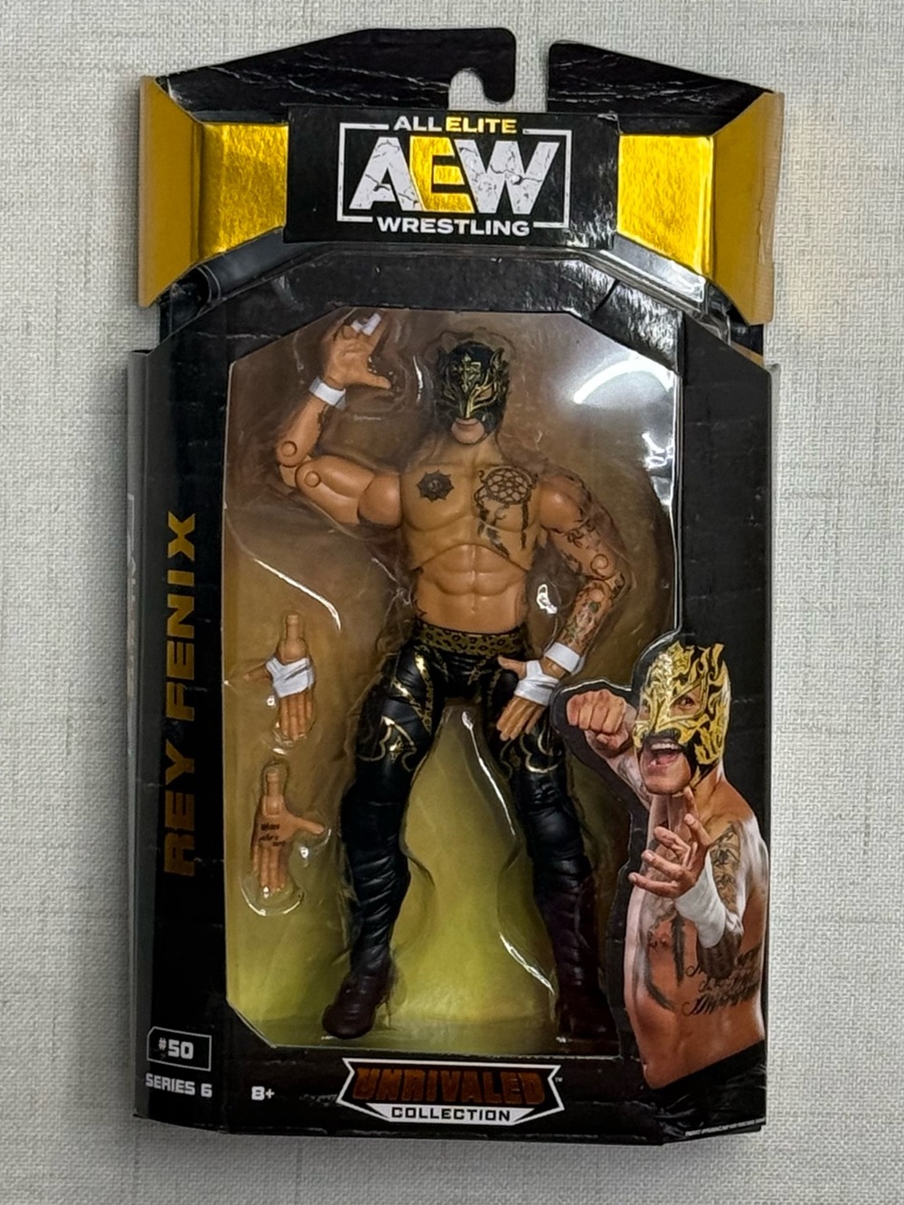 2021 AEW Jazwares Unrivaled Collection Series 6 #50 Rey Fenix